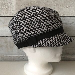 Chevron Newsboy hat